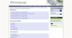 Desktop Screenshot of mitosciences.com