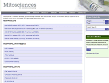 Tablet Screenshot of mitosciences.com